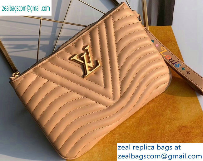 Louis Vuitton New Wave Zip Pochette Bag M68478 Apricot 2019 - Click Image to Close