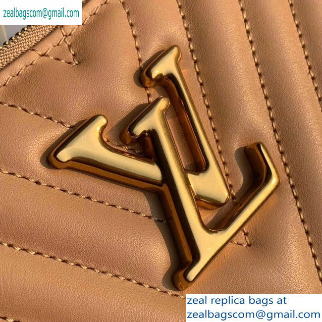 Louis Vuitton New Wave Zip Pochette Bag M68478 Apricot 2019