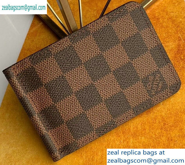 Louis Vuitton Pince Wallet Damier Ebene Canvas - Click Image to Close