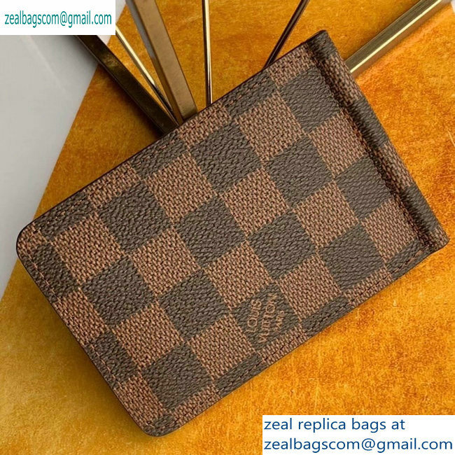 Louis Vuitton Pince Wallet Damier Ebene Canvas