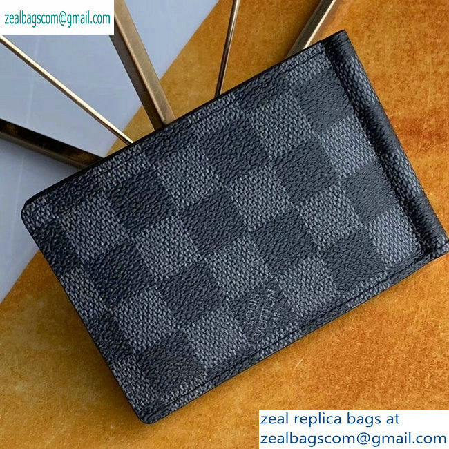 Louis Vuitton Pince Wallet N61000 Damier Graphite Canvas