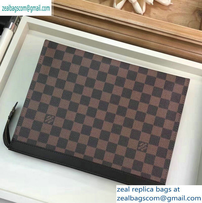 Louis Vuitton Pochette Voyage MM Bag Damier Ebene Canvas N41696