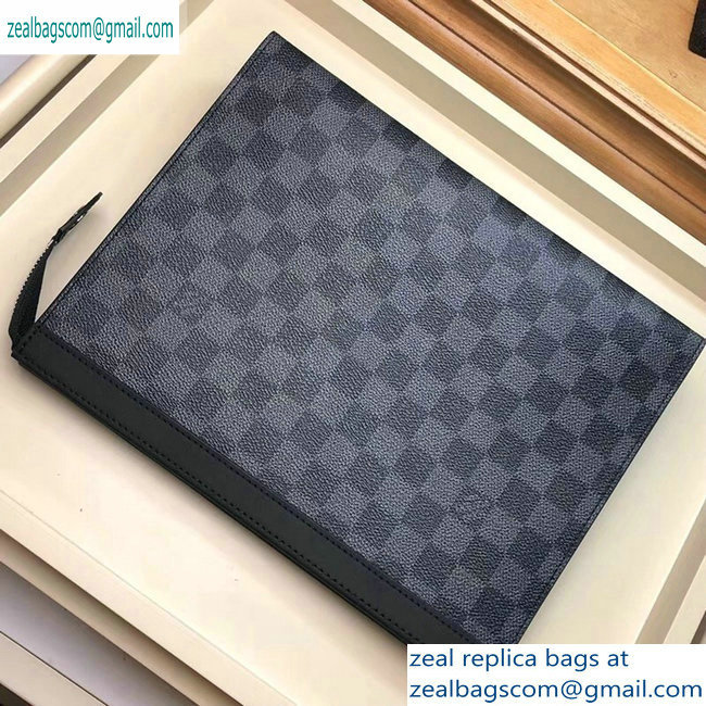 Louis Vuitton Pochette Voyage MM Bag Damier Graphite Canvas N41696