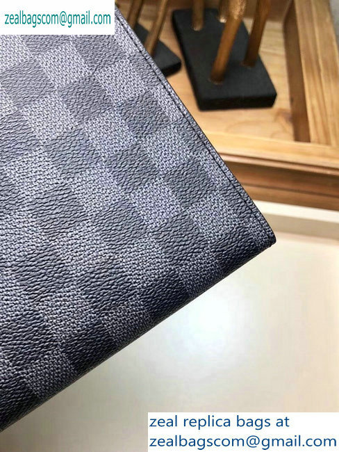 Louis Vuitton Pochette Voyage MM Bag Damier Graphite Canvas N41696