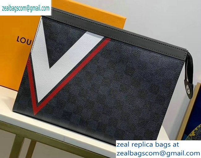 Louis Vuitton Pochette Voyage MM Bag Damier Graphite Canvas V N64023 - Click Image to Close