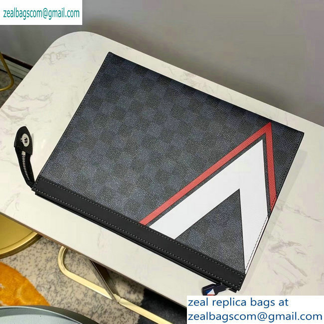 Louis Vuitton Pochette Voyage MM Bag Damier Graphite Canvas V N64023