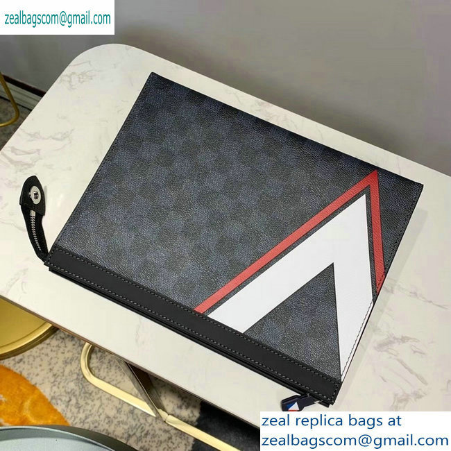 Louis Vuitton Pochette Voyage MM Bag Damier Graphite Canvas V N64023