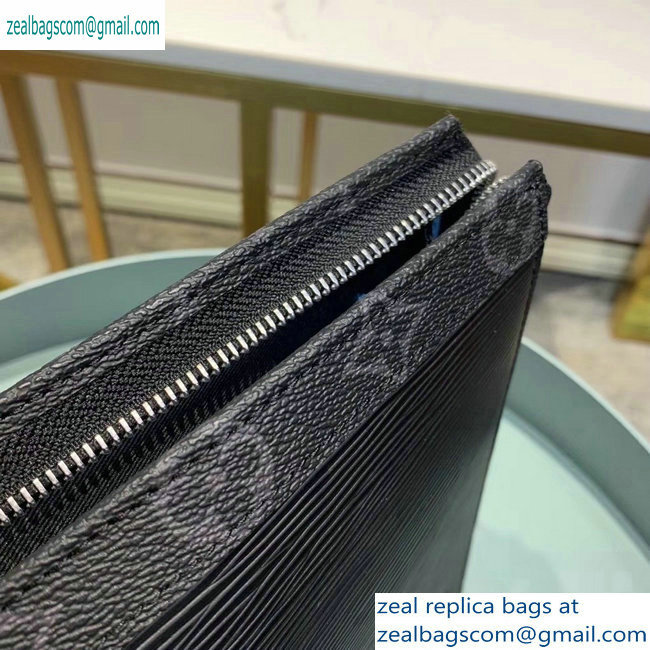 Louis Vuitton Pochette Voyage MM Bag Epi Leather M67899 Black