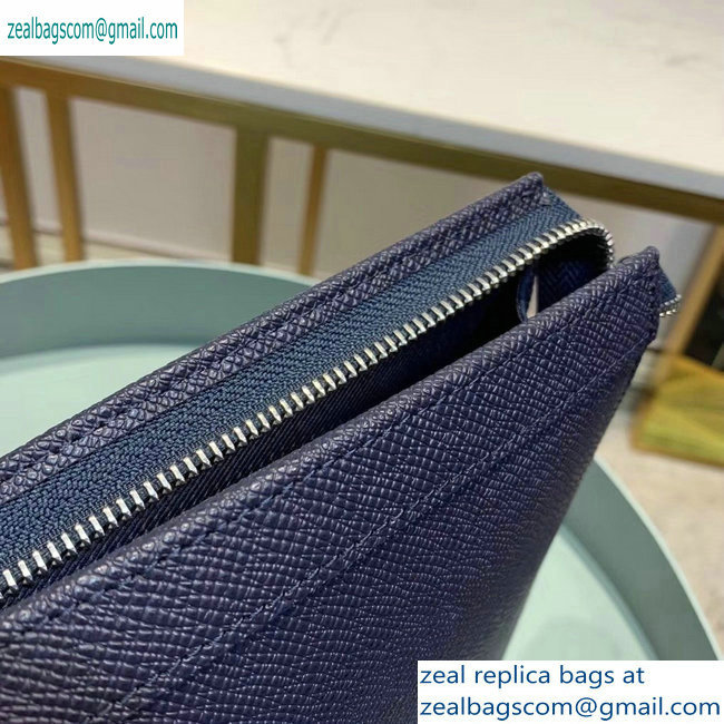 Louis Vuitton Pochette Voyage MM Bag Taiga Leather M30575 Blue