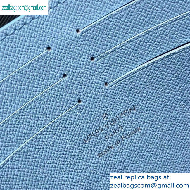 Louis Vuitton Pochette Voyage MM Bag Taiga Leather Outline Black/Blue - Click Image to Close