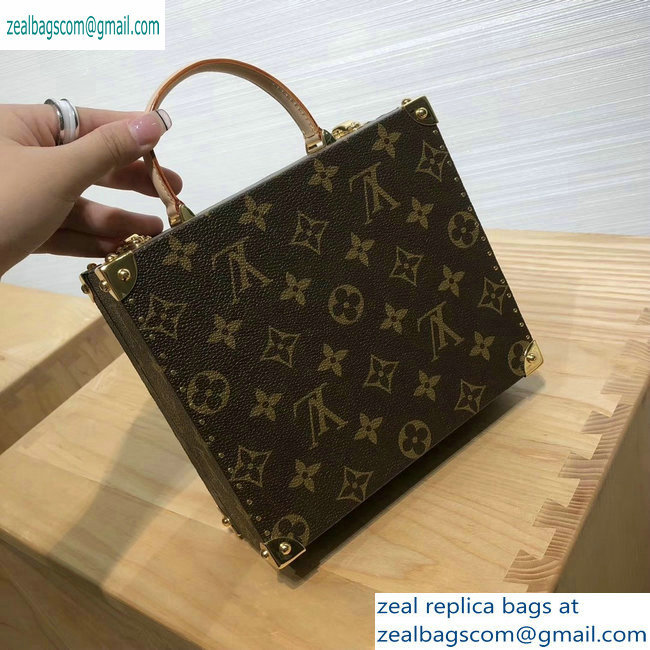 Louis Vuitton Print Monogram Canvas Box Bag 2019