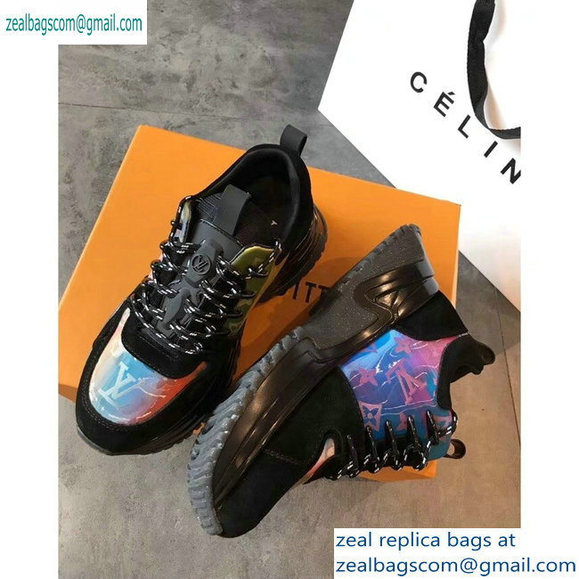 Louis Vuitton Run Away Pulse Sneakers Iridescent Prism Black 2019