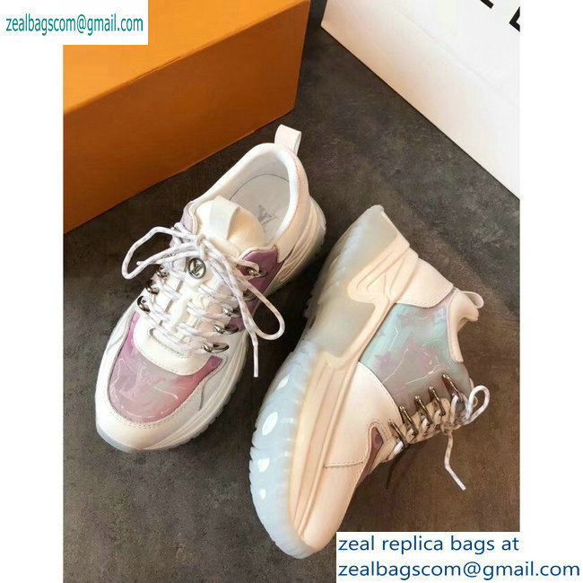 Louis Vuitton Run Away Pulse Sneakers Iridescent Prism White 2019