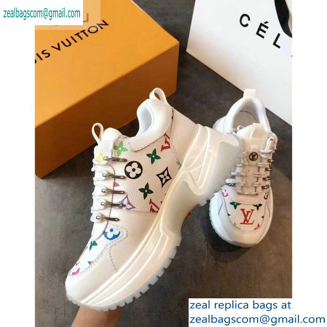 Louis Vuitton Run Away Pulse Sneakers White/Multicolor 2019