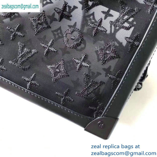 Louis Vuitton Soft Trunk Messenger Bag M53964 Black Mesh 2019