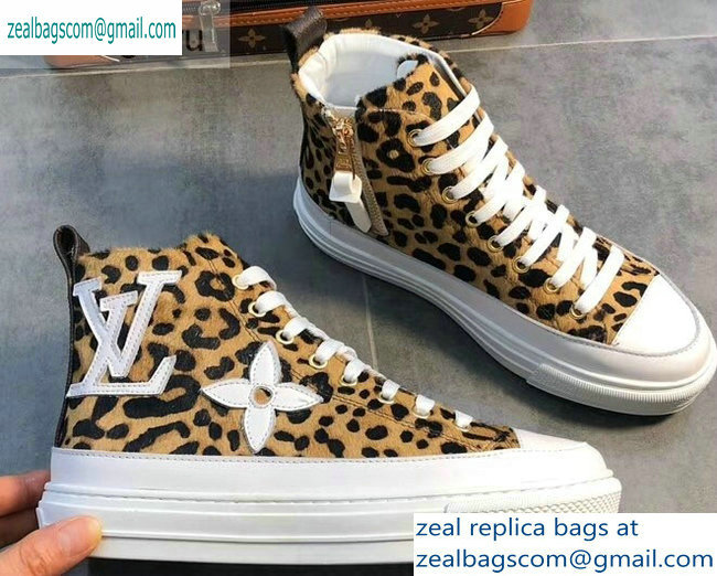 Louis Vuitton Stellar Sneakers Boots Pony-styled 2019 - Click Image to Close