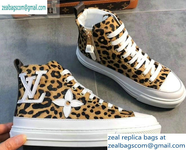 Louis Vuitton Stellar Sneakers Boots Pony-styled 2019