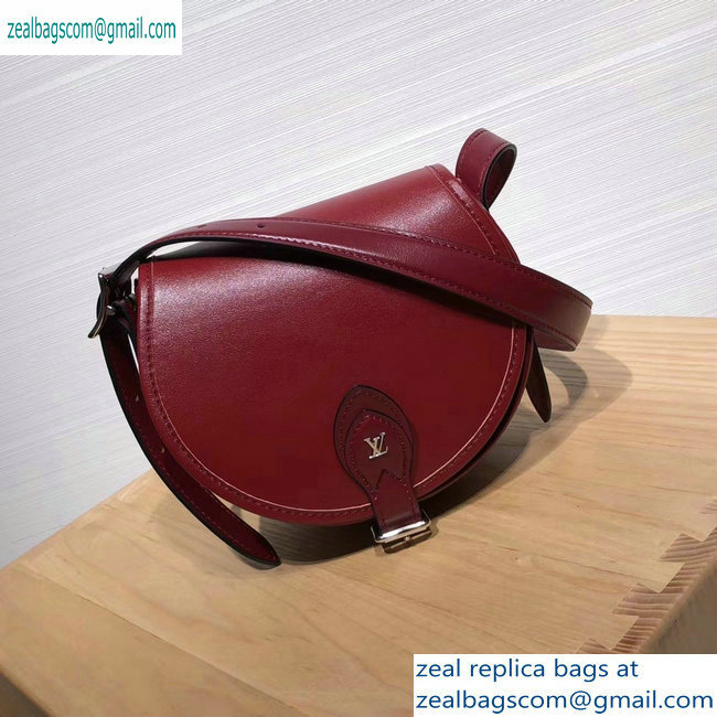 Louis Vuitton Tambourin calfskin Bag M55506 2019 burgundy - Click Image to Close