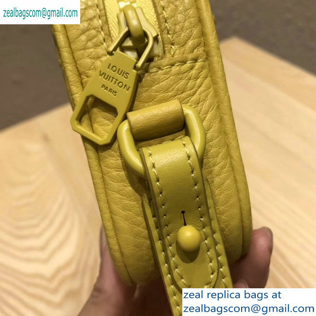 Louis Vuitton Taurillon Monogram Pochette Volga Pouch Bag M53554 yellow 2019 - Click Image to Close