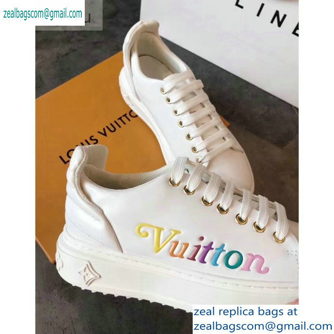 Louis Vuitton Time Out Sneakers New Wave Quilted White 2019