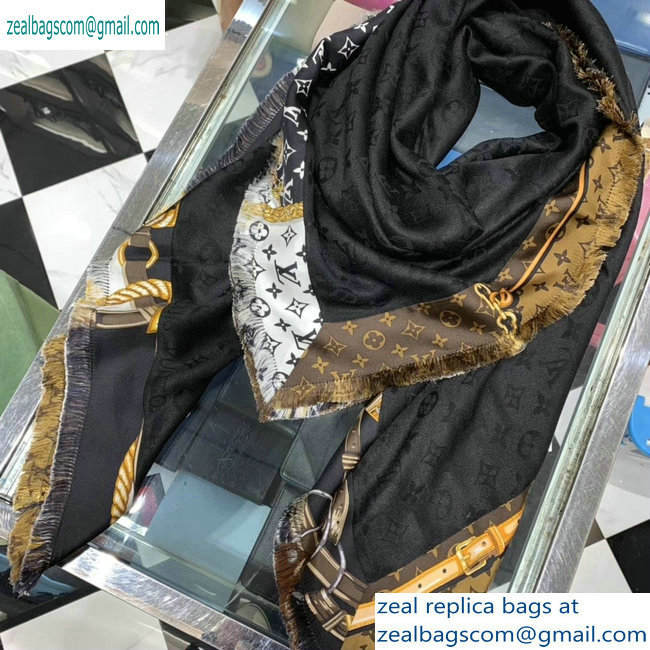 Louis Vuitton Trunks Monogram Scarf 140x140cm 2019