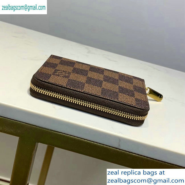 Louis Vuitton Zippy Coin Purse Damier Ebene Canvas N63070 Brown - Click Image to Close