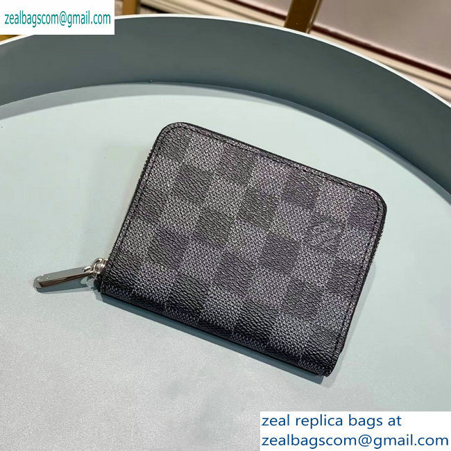 Louis Vuitton Zippy Coin Purse Damier Graphite Canvas