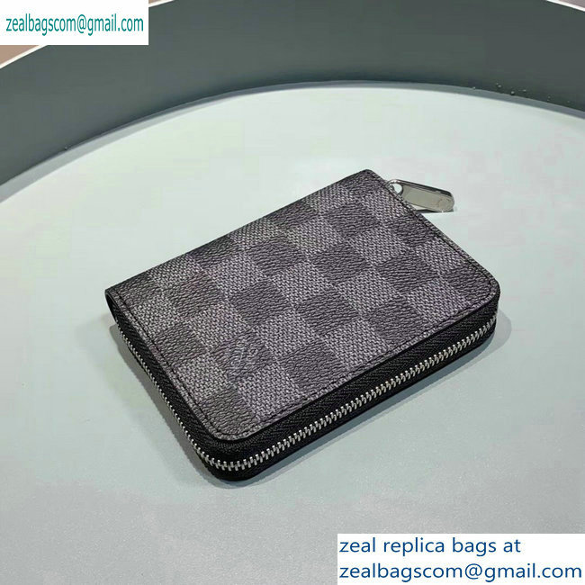 Louis Vuitton Zippy Coin Purse Damier Graphite Canvas
