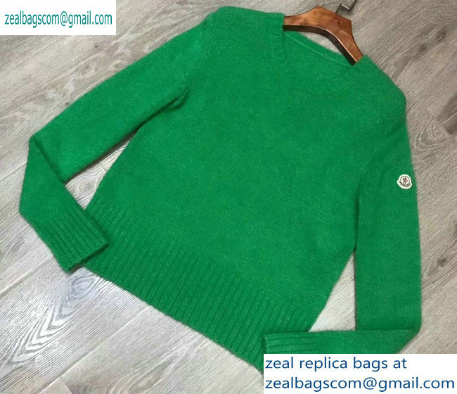 Moncler Knit Sweater Green 2019 - Click Image to Close