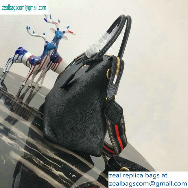 PRADA Calf leather TOTE bag 1BA157 BLACK