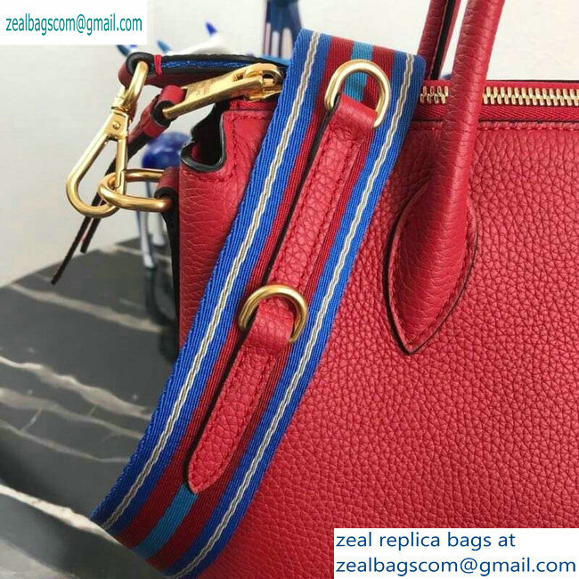 PRADA Calf leather TOTE bag 1BA157 red