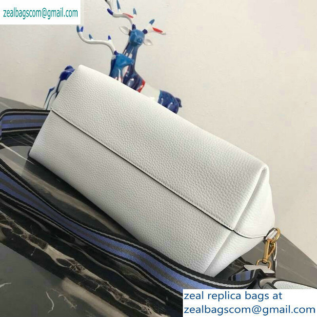 PRADA Calf leather TOTE bag 1BA157 white