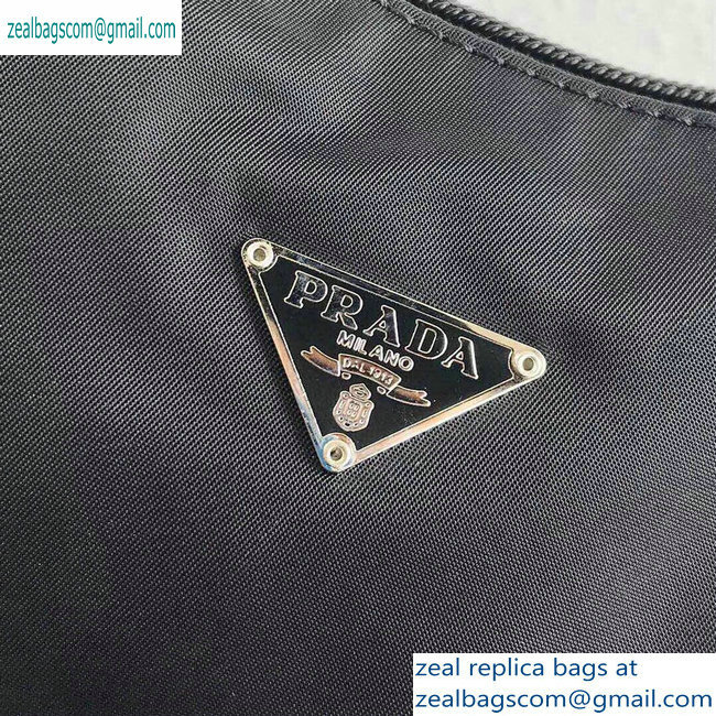 Prada Nylon Hobo Bag MV515 Black 2019