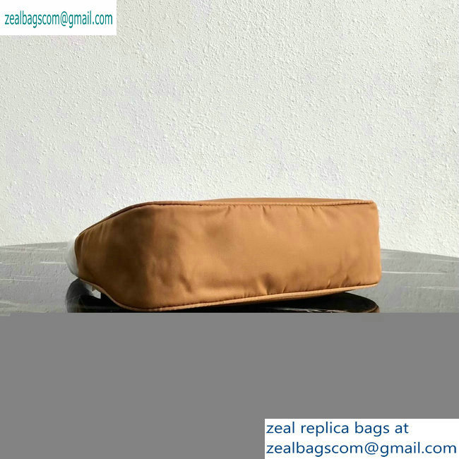 Prada Nylon Hobo Bag MV515 Brown 2019