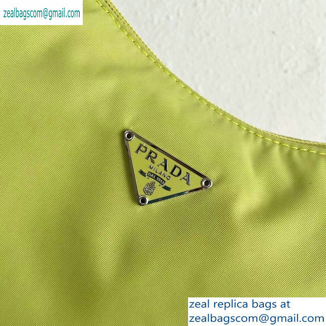Prada Nylon Hobo Bag MV515 Green 2019