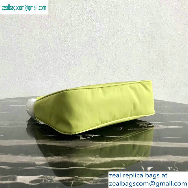 Prada Nylon Hobo Bag MV515 Green 2019