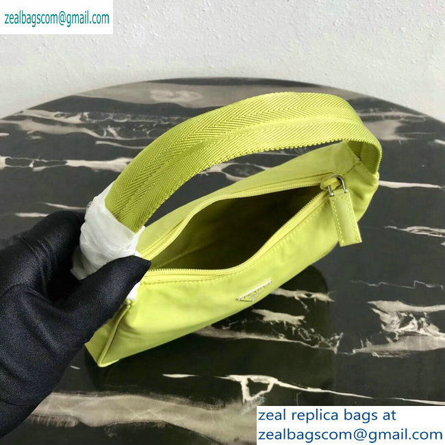 Prada Nylon Hobo Bag MV515 Green 2019