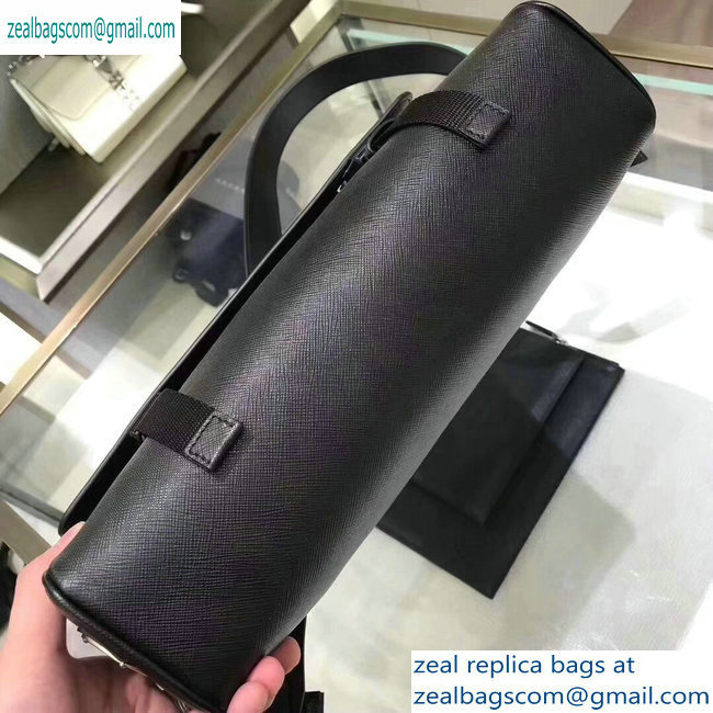 Prada Saffiano Leather Shoulder Bag 2VD018 Black 2019
