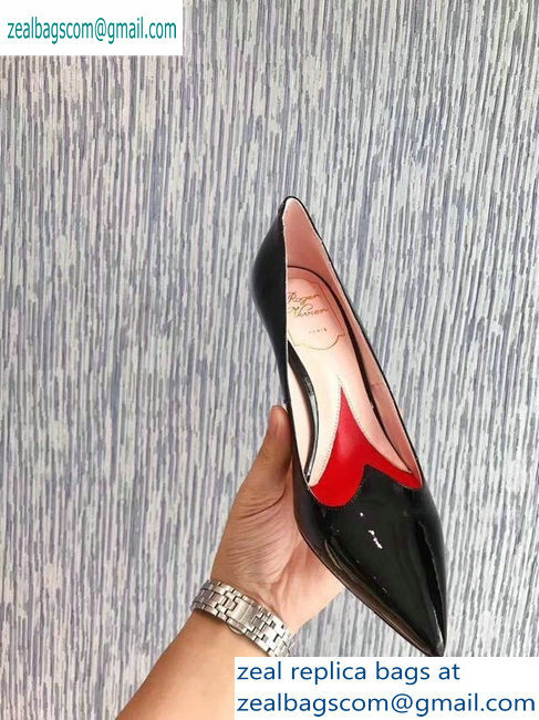 Roger Vivier Heel 8.5cm I love Vivier Pumps Black 2019 - Click Image to Close