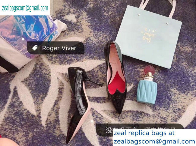 Roger Vivier Heel 8.5cm I love Vivier Pumps Black 2019