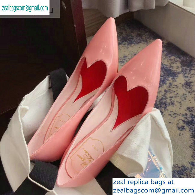 Roger Vivier Heel 8.5cm I love Vivier Pumps Pink 2019