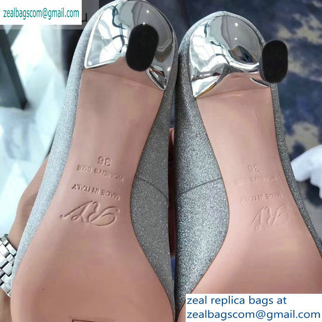 Roger Vivier Heel 8.5cm I love Vivier Pumps Silver 2019 - Click Image to Close