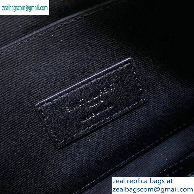 Saint Laurent Niki Bill Pouch Bag in Crinkled Vintage Leather 583577 Red