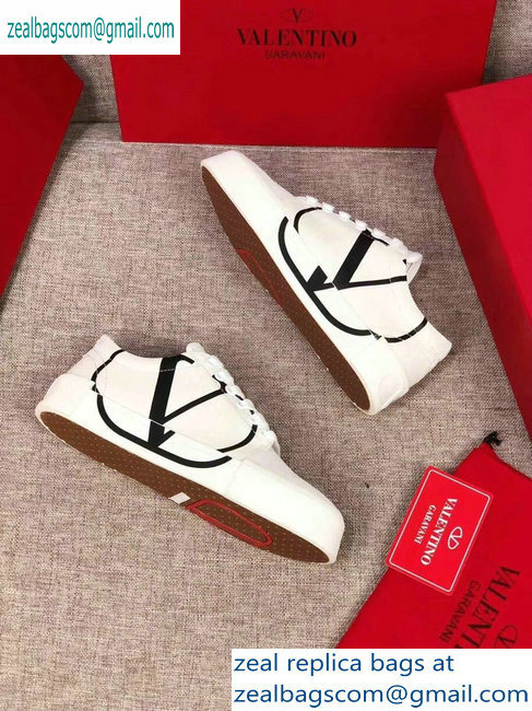 Valentino VLOGO Canvas Tricks Low-top Sneakers White 2019