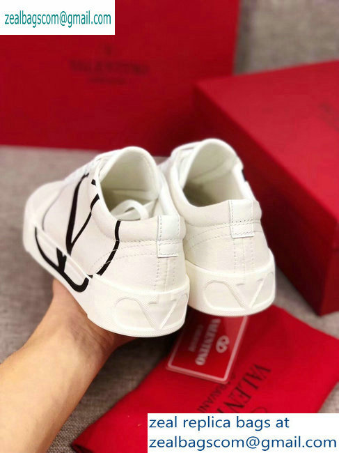 Valentino VLOGO Canvas Tricks Low-top Sneakers White 2019