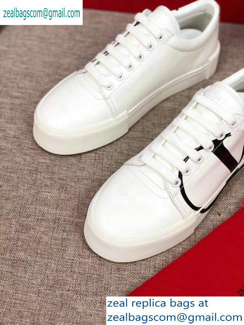 Valentino VLOGO Leather Tricks Low-top Sneakers White 2019