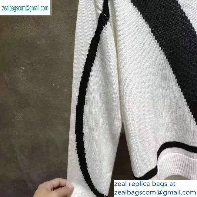 Valentino VLOGO Print Sweater White 2019