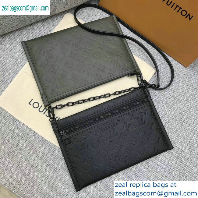 louis vuitton DOUBLE FLAT MESSENGER bag M44635 - Click Image to Close