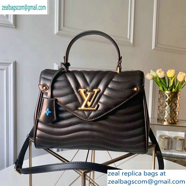 louis vuitton new wave top handle bag black - Click Image to Close