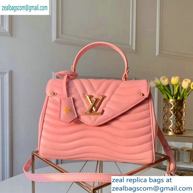 louis vuitton new wave top handle bag pink